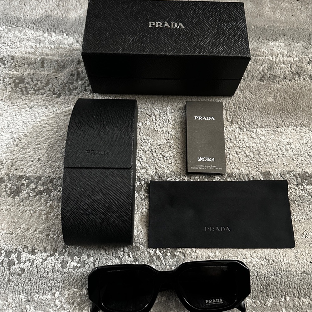 Prada Black Sunglasses Mens Womens Unisex
